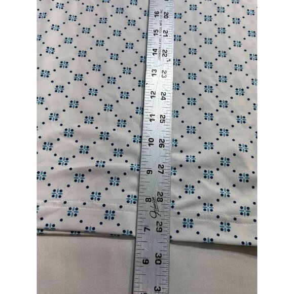 Puma FGCU Mens Polo Shirt Blue Geometric Print Size XL Polyester - Picture 8 of 10